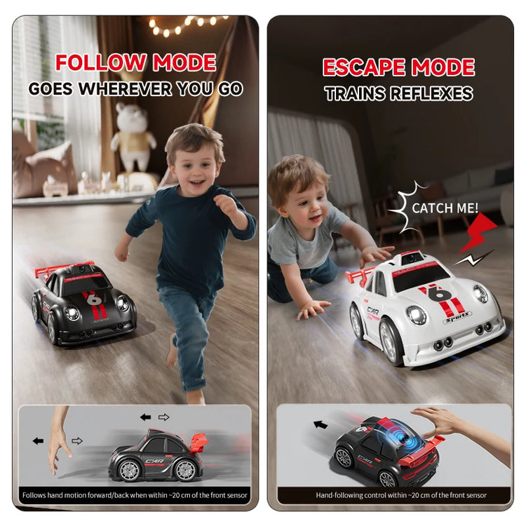 2026 New C6 RC Drift Car with Dual Mode Lights Sound Camera Screen Control Car Smart Induction Following Children's Toys Gift