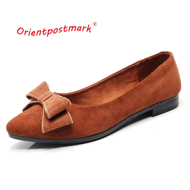 Women Flats Ballet Shoes  Office Work Shoes Women FlatsOversize Boat Shoes Cloth Sweet Loafers Women's Pregnant Flats Shoes