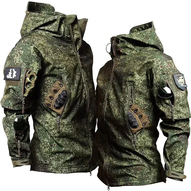 Men's Winter Autumn Fleece Jackets Tactical Waterproof Suits Outdoor Fishing Hiking Camping Tracksuits Coats Thermal Pants