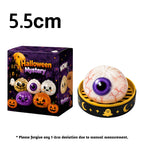 5.5cm/10cm Halloween Ghost Dumpling Pressure Squishies Slow Rising Stress Relief Fidget Toy for Kids Adults Anti-Anxiety Gift