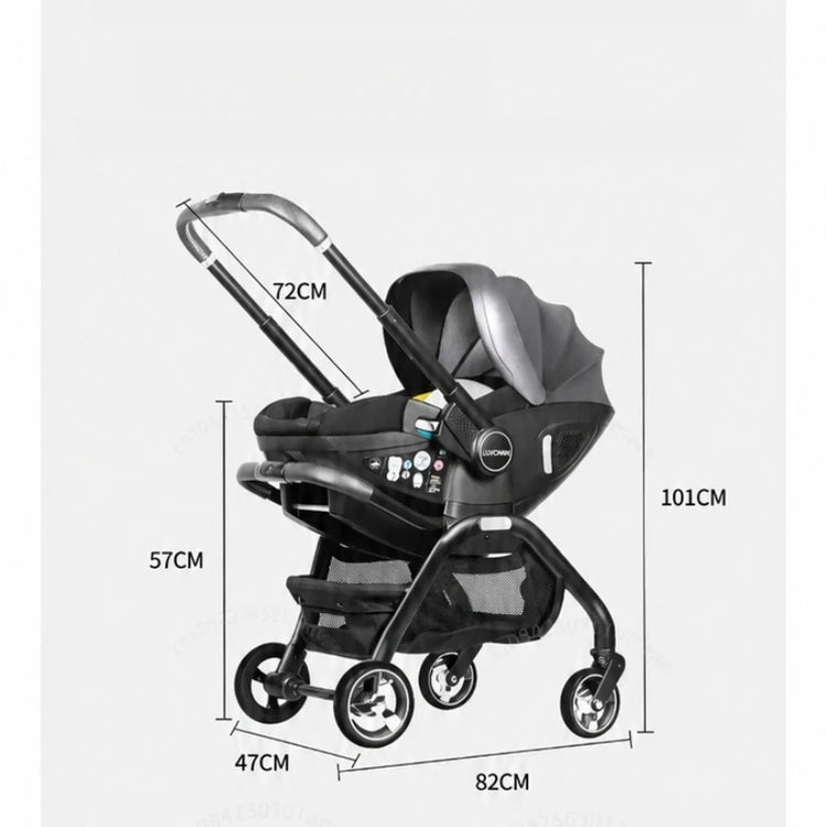 2026 New Portable Baby Stroller Multifunctional Detachable Seat, Can Be Used in Car and Stroller Foldable Luxury Baby Stroller