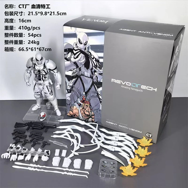 ZD Ct Factory 186 Scarlet Spider Man Amazing Spider-Man Wolverine Comic Version Action Figure Model Doll Ornament In Stock Gift