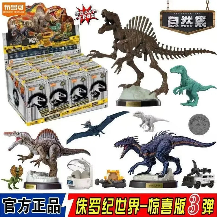 BLOKEES Original Jurassic World V02 Mosasauridae Jurassic Park Dinosaurs TERRAVENTURE Assembled Model Action Figure Toy Gift