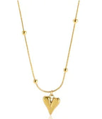 Square Pendants Delicate Stainless Steel Chain Pendant Necklace For Women Necklace