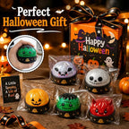 Halloween Dumpling Squeeze Squishy Toy Cute Slow Rising Squeezing Release Toy Grip Stress Relief Gift Soft Kawaii Fidget Toy