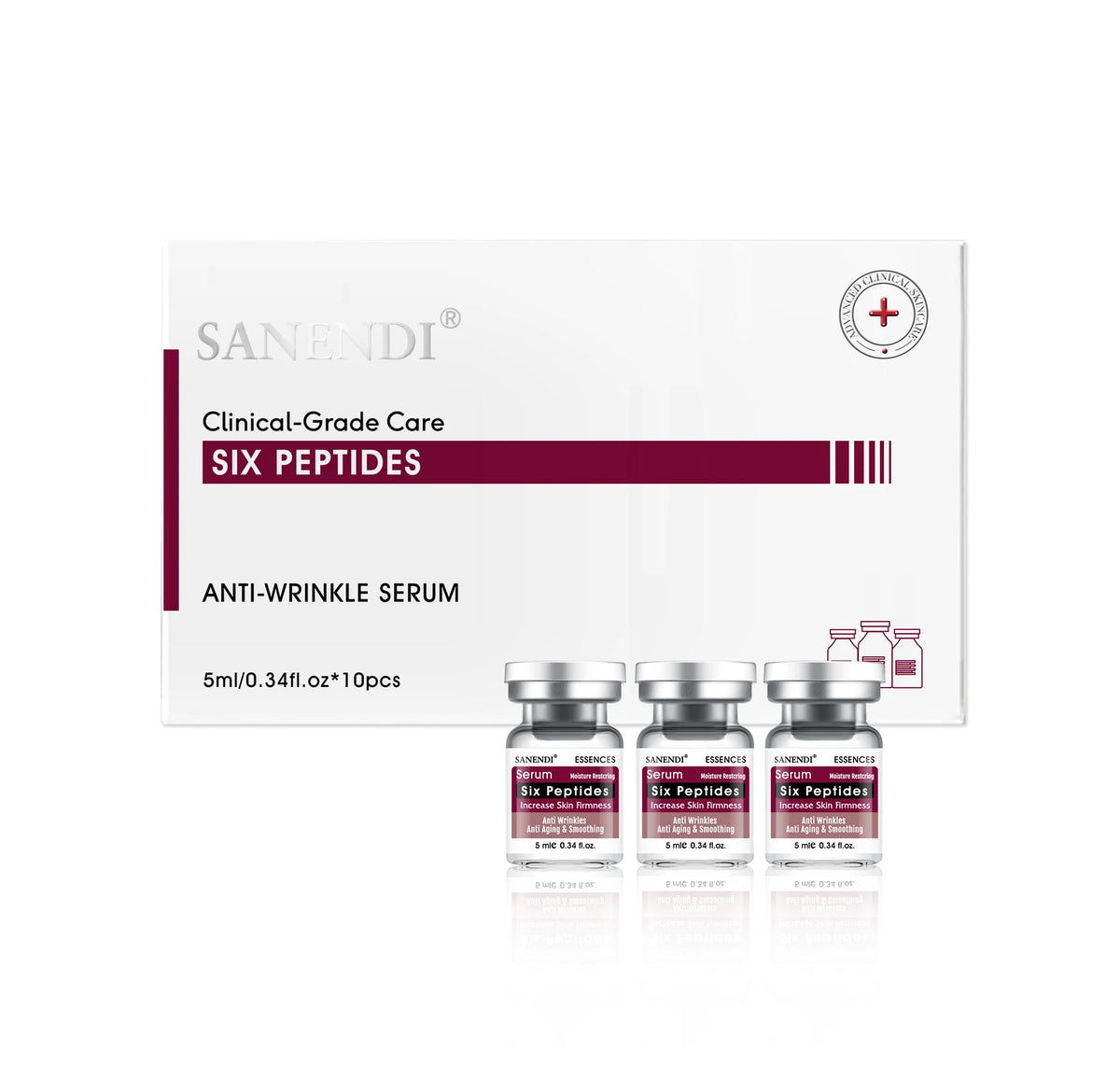 10pcs/Box Six Peptide Ampoule Hyaluronic acid Serum for Face Dr.Pen SNAIL ACNE Solution Repair Moisturizing Skin Care Korean