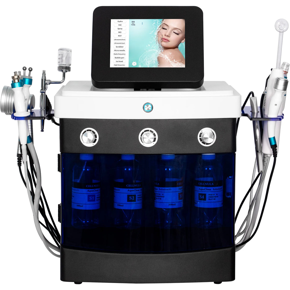 14 in 1 Hydro Beauty Skin Care Master Machine Deep Cleaning Blackhead Removal Skin Firming Brightening Shrink Pores Device