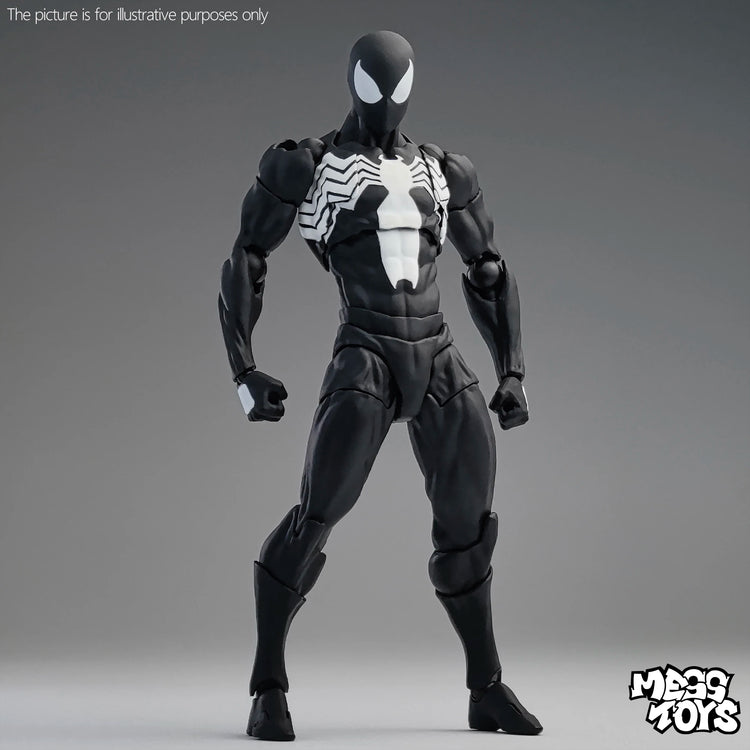 Genuine Mess Toys Venom Anime Action Figure Black Spider Man Lethal Neighbor Collectible Toys Birthday Gift For Adult Collection