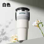 Car Thermal Mug Extra Large Capacity 900/1200ml Stainless Steel VacuumThermal Mug Handheld Portable Outdoor&Sport Water Cup