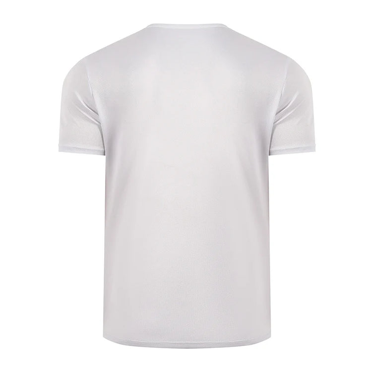 1/2-Piece Men's Summer Black And White Solid Color Quick Drying Sports Short Sleeved Loose And Breathable Sports Running Trend