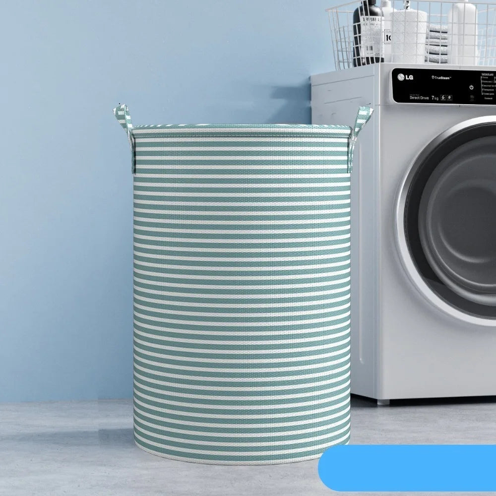 Foldable Laundry Basket Large Capacity Dirty Clothes Storage Bag Cotton and Linen Household Sundries Children Toys Organizers