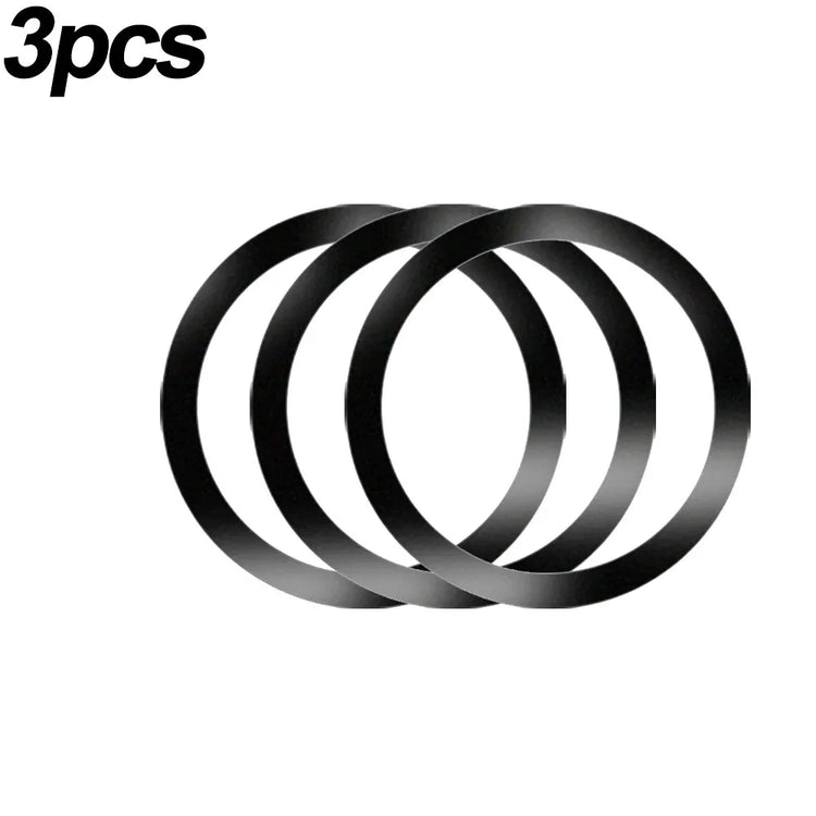 2024 Stainless Steel Universal Magnetic Metal Plate Ring For Magsafe Wireless Charger Iron Sheet Sticker Magnet Car Phone Holder