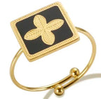 High End Waterproof Hollow Stainless Steel Finger Ring Trendy for Women Personalize Jewelry Wholesale