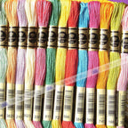 100% Cotton High Quality Cross Stitch Floss Embroidery Thread  Cross Stitch Embroidery Hand Knitting Sewing Weaving 8m 447 Color