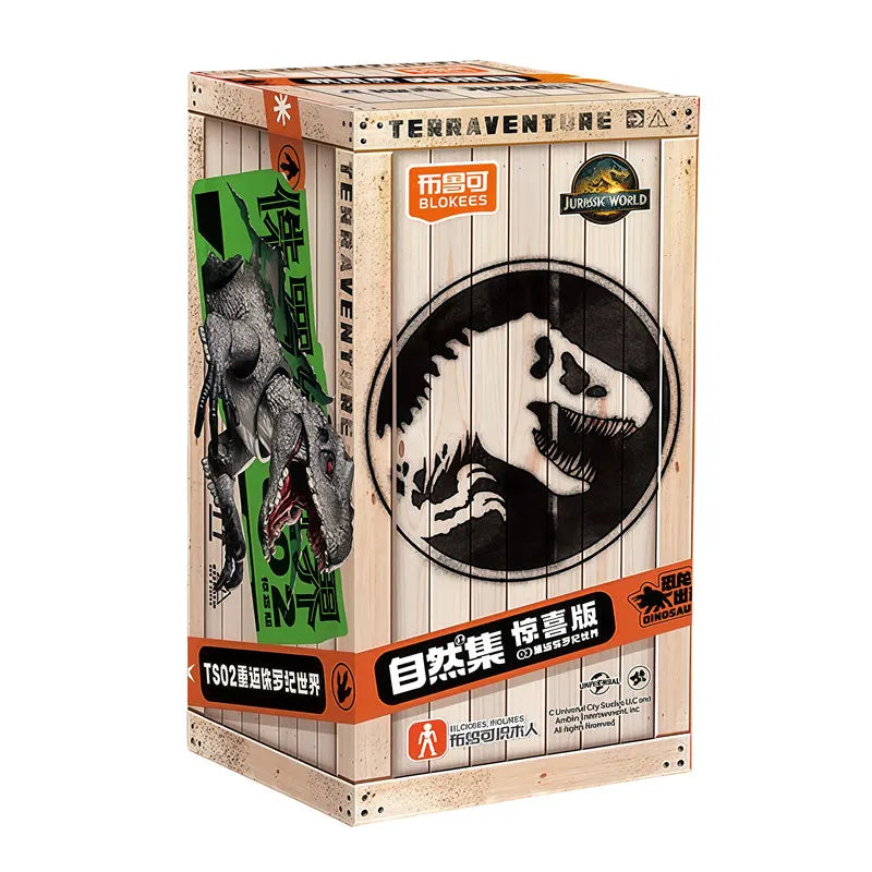 BLOKEES Jurassic World V02 V03 V04 Mosasauridae Jurassic Park Dinosaurs Tyrannosaurs Action Figure Assembled Toys  Birthday Gift