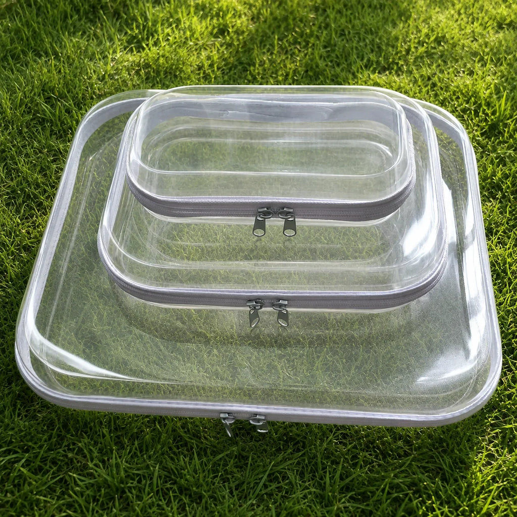 1pc Solid Color Compact Storage Box