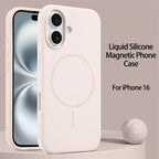 Original Liquid Silicone For Magsafe Case For iPhone 18 Pro 17 16 15 14 13 12 11 Pro Max Magnetic Wireless Charging Soft Cover