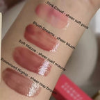 Summer Limited Rho Vanilla Beige LipBalm Moisturizing Transparent Lipstick Set Smooth Soft Tube Mirror Lip Gloss Lip Blum Makeup