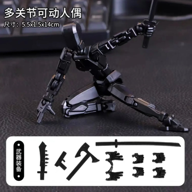 13 Action Figure Titan Multi-Jointed Movable Shapeshift Robot T13 Action Mannequin Character And Dog Figure Toys Gifts