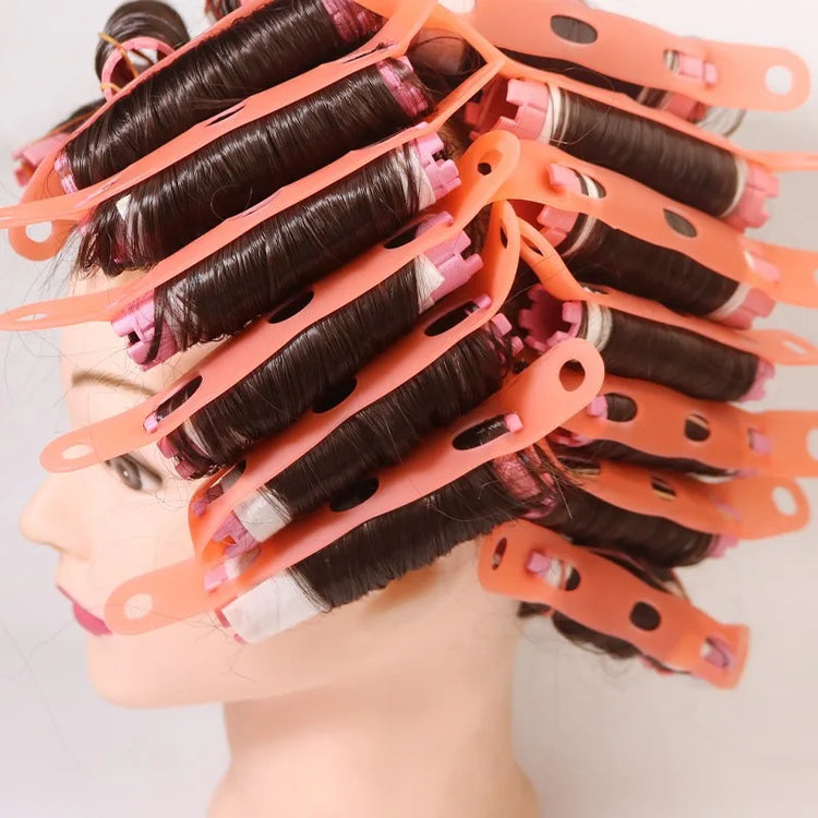 10/20Pcs Perm Silicone Band Heat Resistant Traceless Digital Cold Rods Elastic Rubber Band Hair Rings Styling Tools