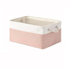 Foldable Storage Basket with Handle Rectangular Desktop Storage Box Home Supplies Underwear Socks Baby Toys Storage Bag