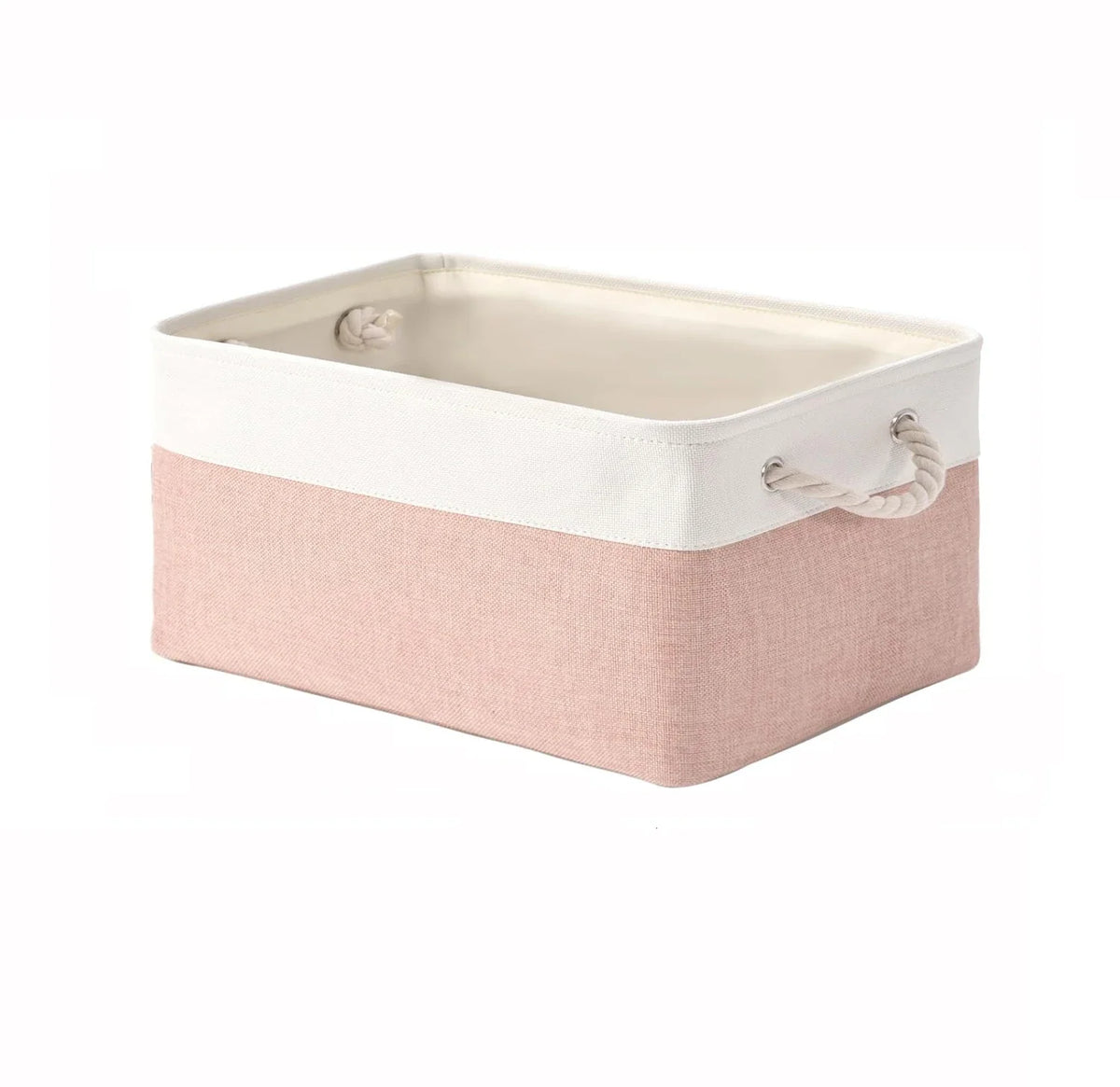 Foldable Storage Basket with Handle Rectangular Desktop Storage Box Home Supplies Underwear Socks Baby Toys Storage Bag