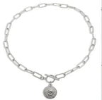 Square Pendants Delicate Stainless Steel Chain Pendant Necklace For Women Necklace