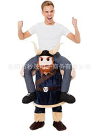 2023 New Animal Doll Prosthetic Leg Pants Halloween Spoof Costume Magic Back Pants