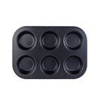 6/12 Cups Square Cupcake Pan Muffin Tray Cupcake Mold Muffin Pan Carbon Steel Baking Pan Non Stick Bakeware For Kitchen Oven