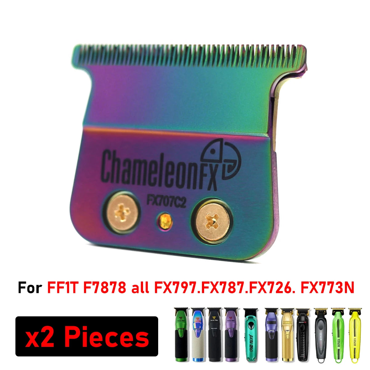 Professional Barber Trim Barbershop Original Replacement Carbon Steel Knife Head DLC Blade for BAB787 &707Z JUCAI PRO F7878