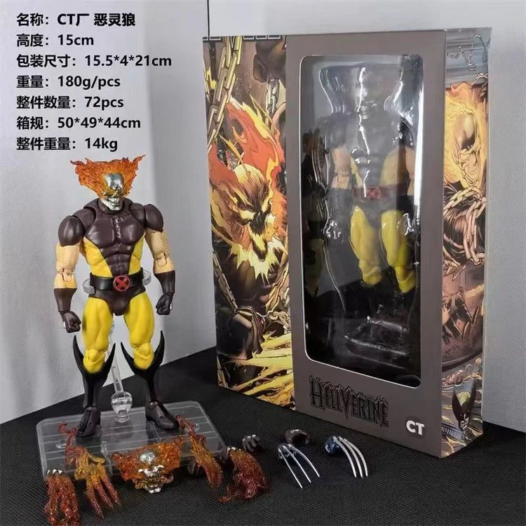 ZD Ct Factory 186 Scarlet Spider Man Amazing Spider-Man Wolverine Comic Version Action Figure Model Doll Ornament In Stock Gift