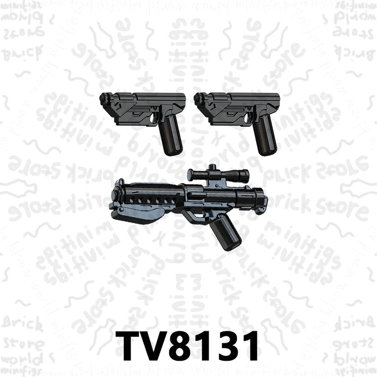 TV6117 TV6118 TV6119 Space War Action Figure Accessories Building Blocks Gift Toys For Children Adult Brick TV6116 TV6115 TV6114
