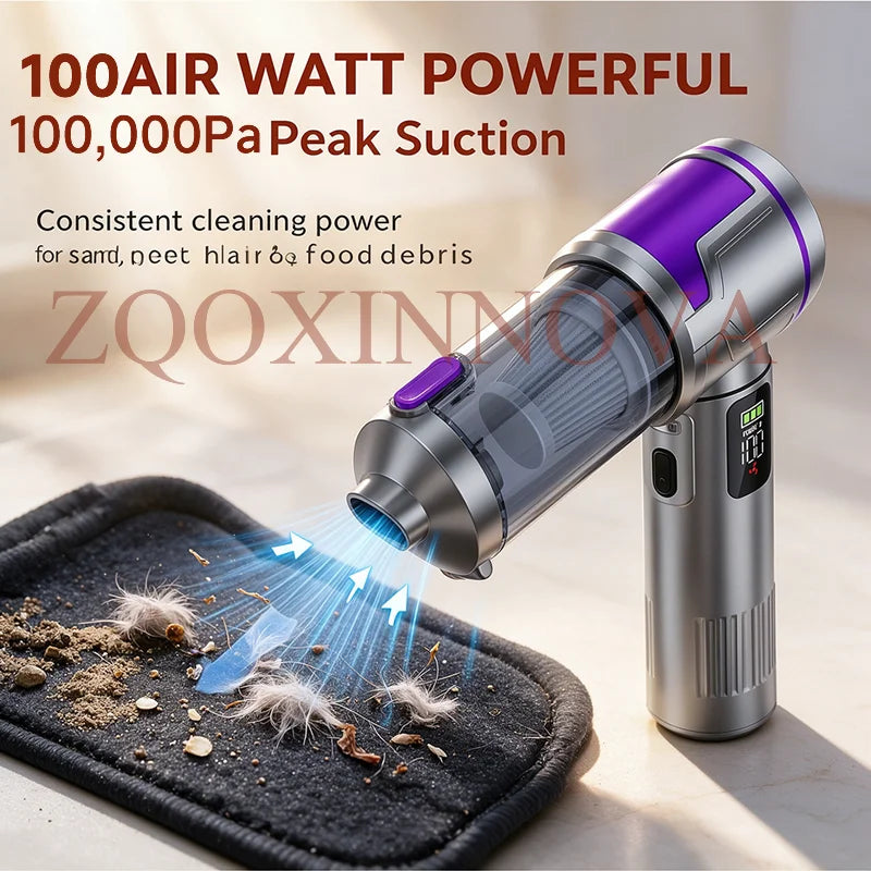 100,000Pa Cordless Vacuum Cleaner Car Washing High Power Robot Vertical Cleaning Machine Home Automotive Home Vacuum Cleaner