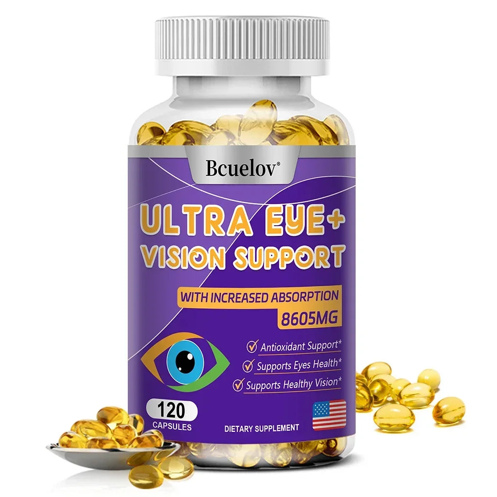 Advanced Eye Vitamin Supplement for Macular Health and Dry Eyes - Supports Eye Strain, Stress, Night Vision