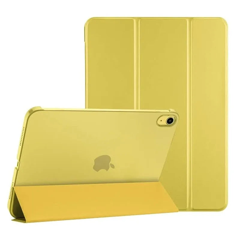 For iPad 12th A19 11th A16 Tablet Case 10.2 9th 8th 7th Pro 11 Air 11 4 5 10.9 inch 12.9 13 M2 M3 M4 Slim Stand Hard Back Cover
