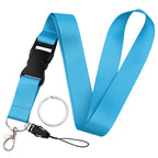 Fashion Mobile Phone Lanyard Pure Color Neck Strap Credencial Teacher Lanyard For Keys Id Card Holder Pass Key Ring Accessories