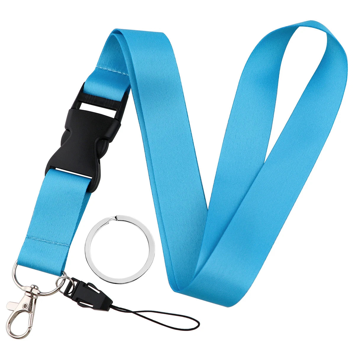 Fashion Mobile Phone Lanyard Pure Color Neck Strap Credencial Teacher Lanyard For Keys Id Card Holder Pass Key Ring Accessories