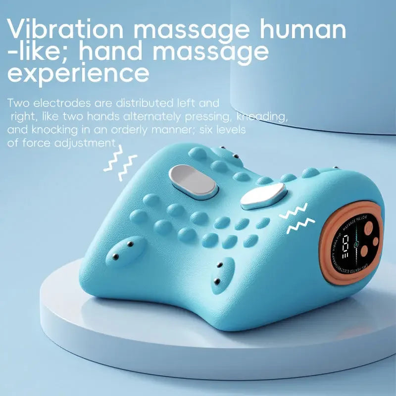 Cervical Massager for Adult Cervical Repair Traction Portable Neck and Head Acupoint Massage Pillow