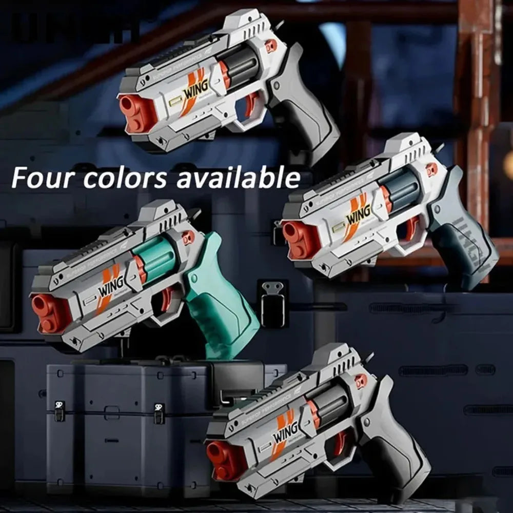 Novel Transform Pistol Toy Safe Foam Bullet Material Interactive Shooting Play Toy For Children Daily Leisure Game