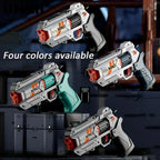 Novel Transform Pistol Toy Safe Foam Bullet Material Interactive Shooting Play Toy For Children Daily Leisure Game