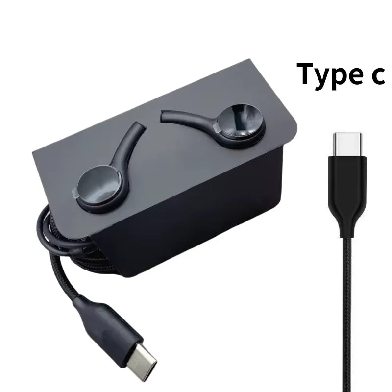 In-Ear 3.5mm Wired Type-C Earphones Stereo Headset Audio Accessories for Android Smartphones
