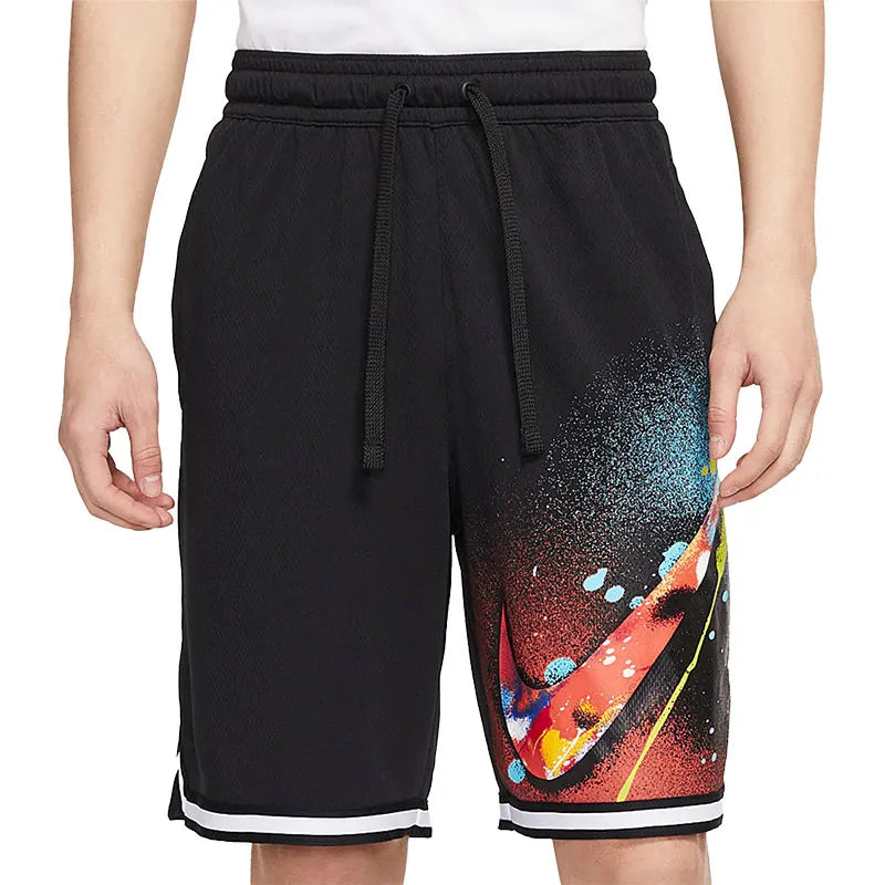 Nike genuine printed big logo basketball training breathable men's five quarter shorts DJ5215-010