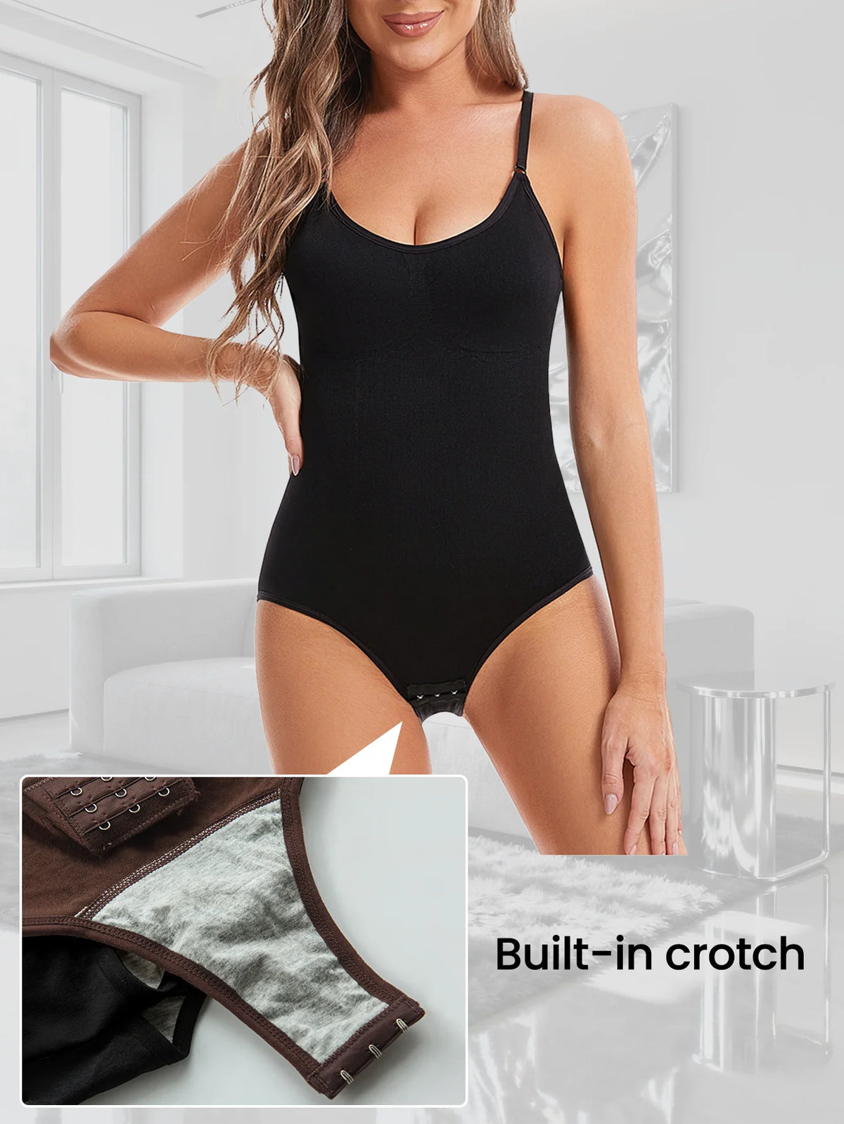Women's Sexy Seamless Shapewear Slim Butt Lifter Bodysuit Open Crotch High Elastic Smooth out Body Suits for Drop Shipping