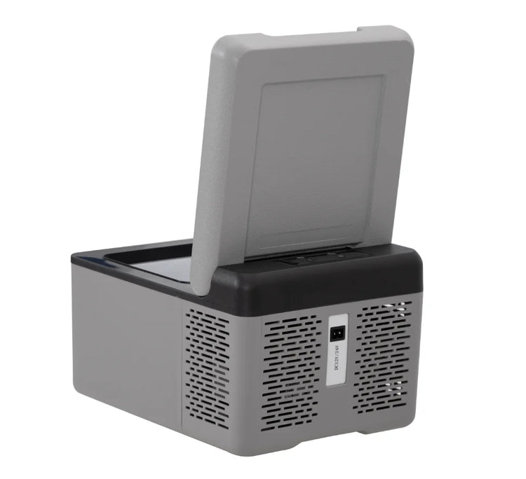 9L/12L Car Refrigerator with 12/24V DC and 110-240V AC Mini Freezer Fridge Cooler for Car, RV, Camping and Home Use