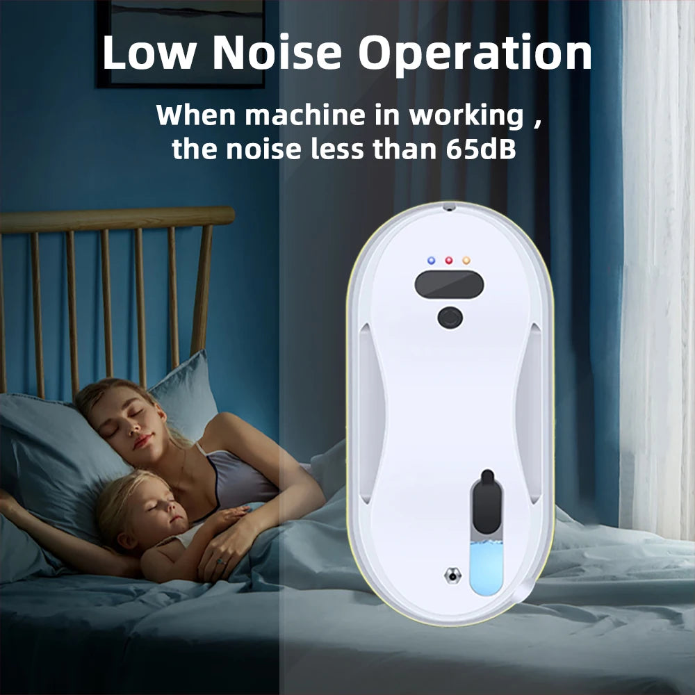 Window Robot Vacuum Cleaner Intelligence Window Washer with Remote Control Automatic Water Spray Glass Cleaning Home Appliances