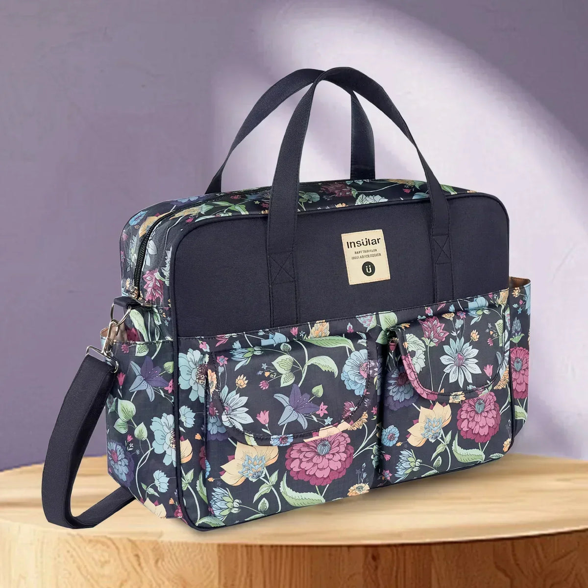 Mommy Diaper Bag For Babies Large Capacity Organizer Waterproof Wide Opening Travel Messenger Crossbody Bag Mummy Baby Nappy Bag