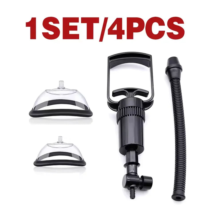 Manual Pussy Pump Vagina Clitoris Sucker Adult Sex Toy Manual Women Breast Massage Nipple Stimulator Enlarge Vacuum Pump Cover