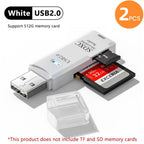 2-in-1 Multi Functional  USB 3.0 Card ReaderMiniSD TFMemoryCardReaderUSBFlashDrive CardreaderAdapter For PCLaptops Accessories