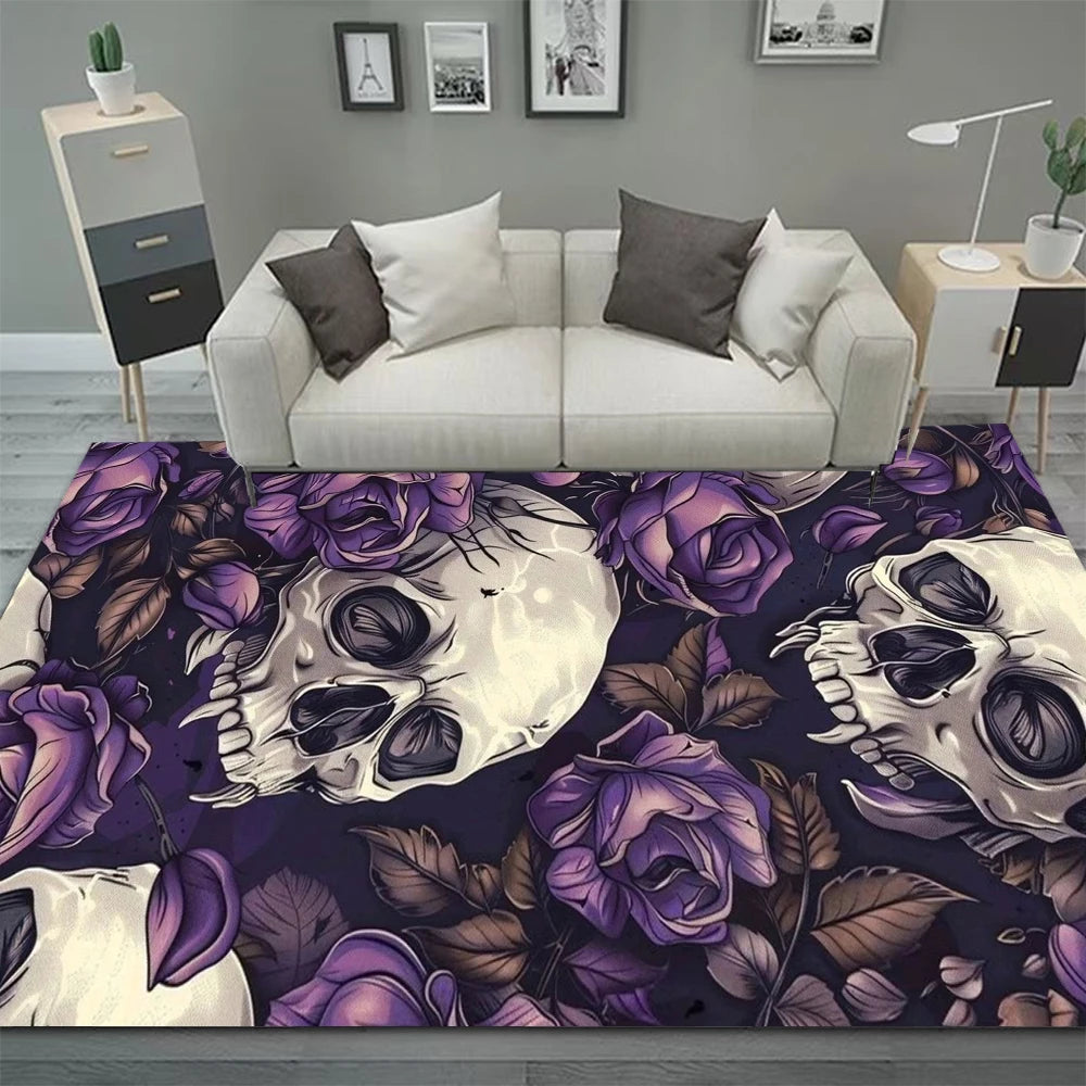 Dollar Design Vintage Rug Gothıc Bohemian Area Living Room Sofa Bedroom Rustic Decor Black Rugs Retro Carpet Home Decoration