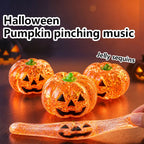 Cute Halloween Pumpkin Squishy Toy - Slow Rebound Stress Relief Ball, Soft ASMR Fidget Sensory Prop for Party Favors, Funny Prank Gift for Adults Kids